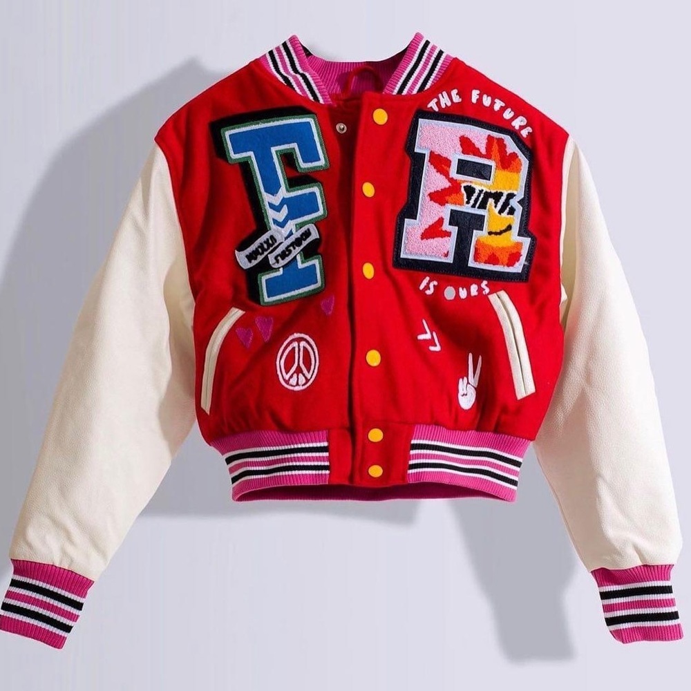 Women’s leather man jacket